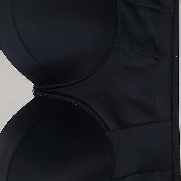 Black Women's Bustier style swimtop size 36DD - Picture 2 of 5